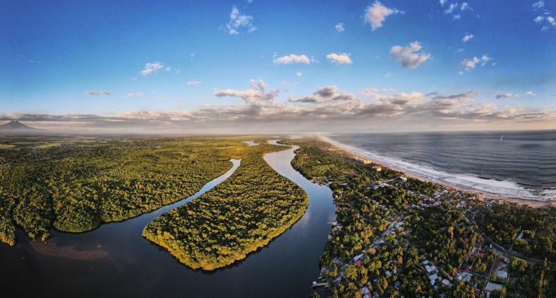 El Salvador visa guide green trees near body of water under blue sky during daytime